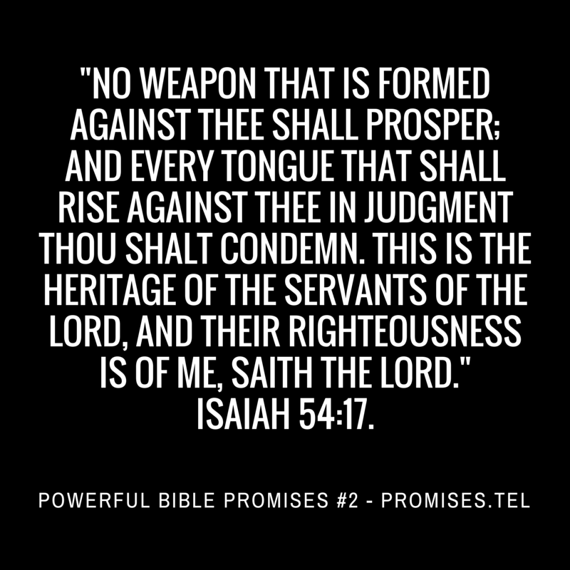 Powerful Bible Promises 2. From Powerful Bible Promises compiled by Robert Woeger.